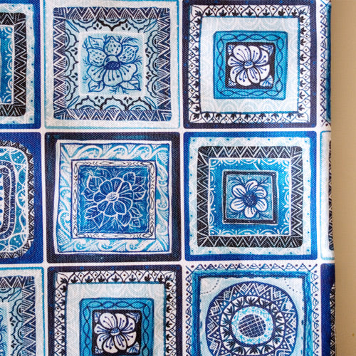 Portugal Tiles Blue/White Tote Bag