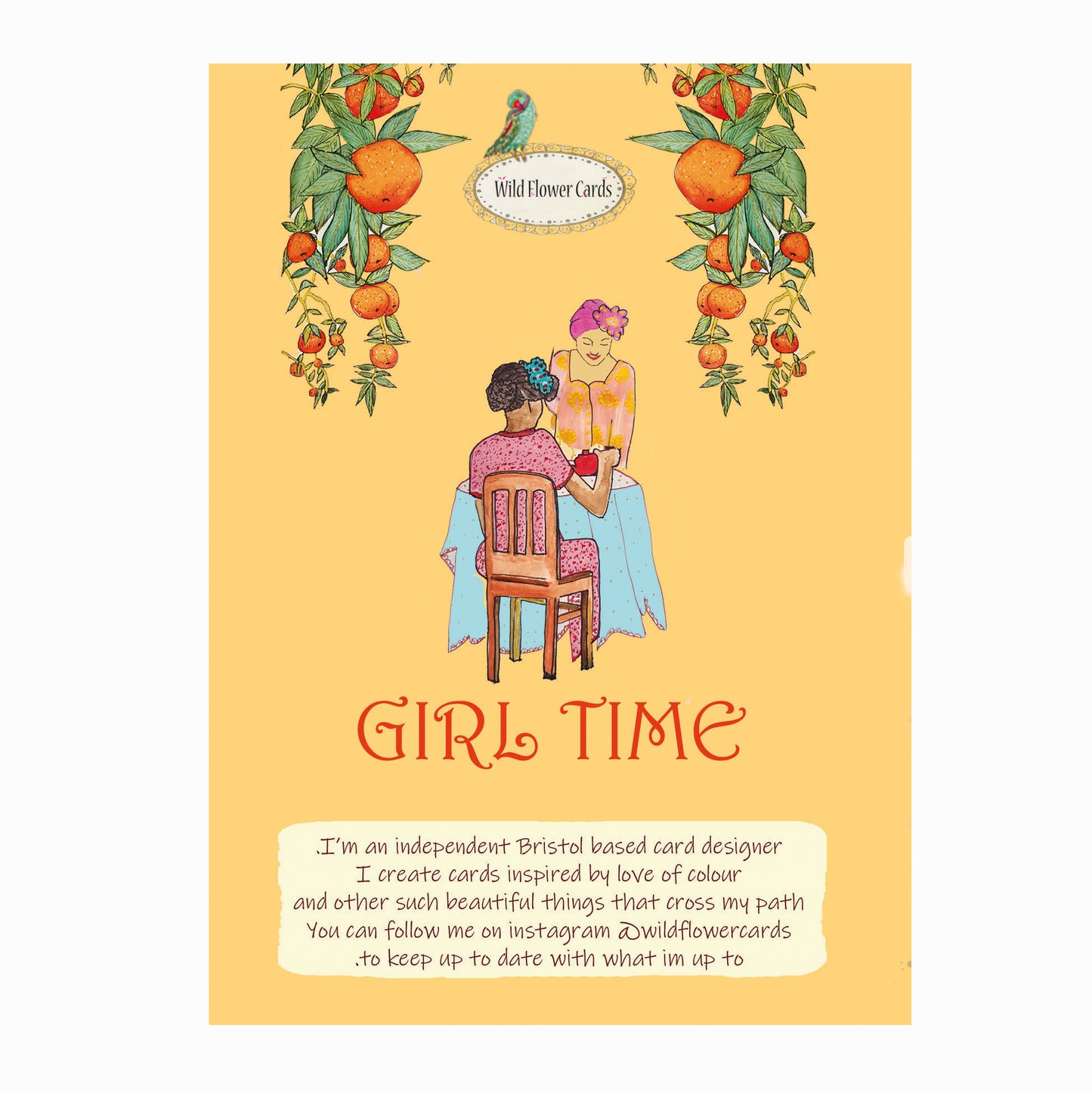 Girl Time Card