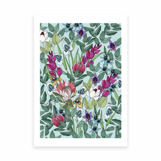 South African Flora Print