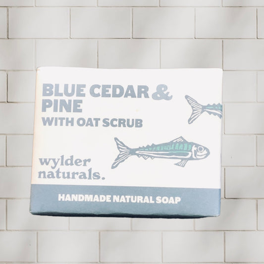 Blue Cedar & Pine Soap 58g