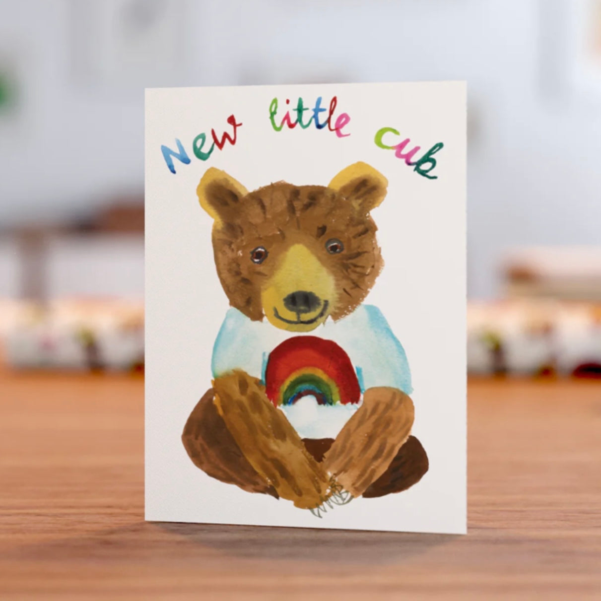 New Little Cub Rainbow Card
