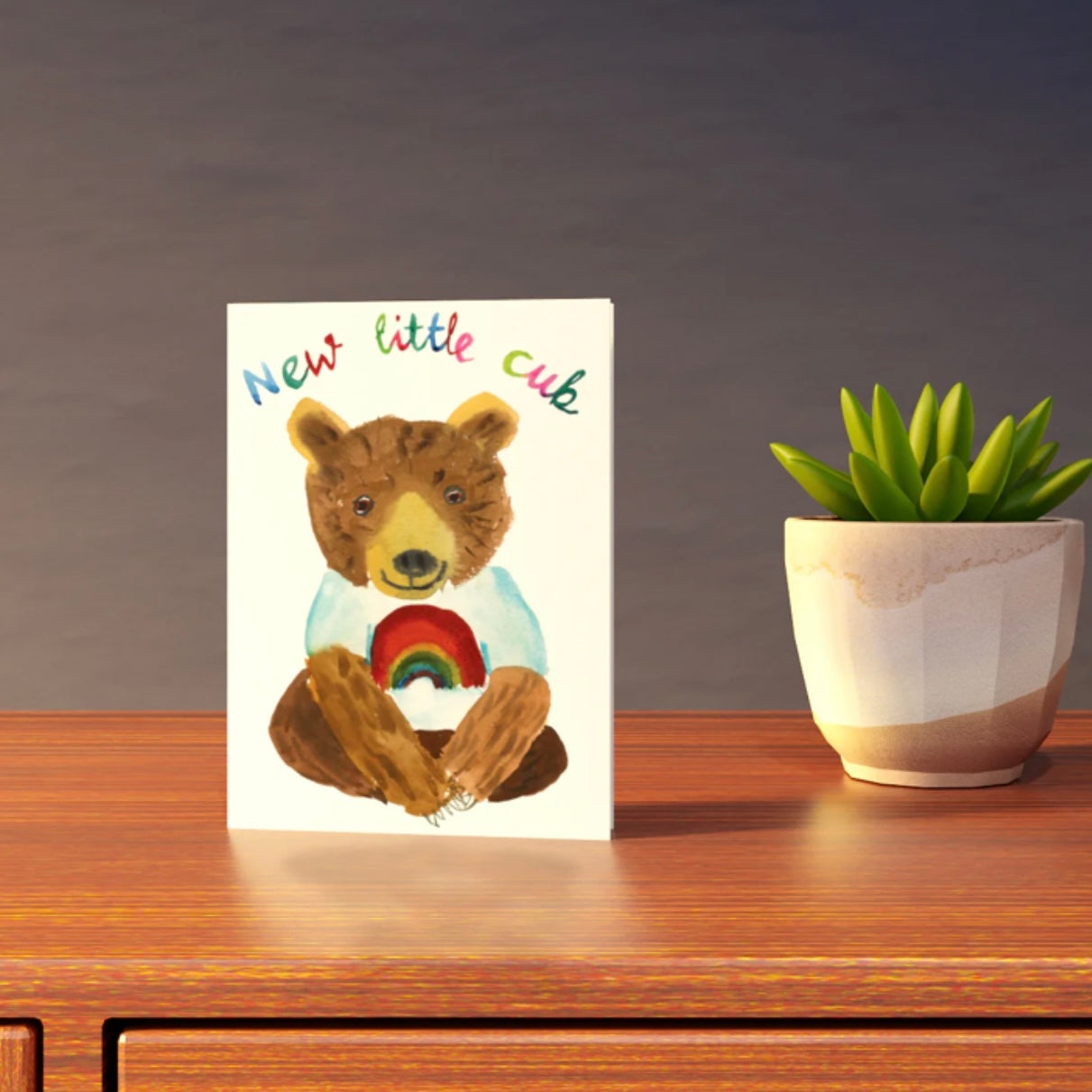 New Little Cub Rainbow Card
