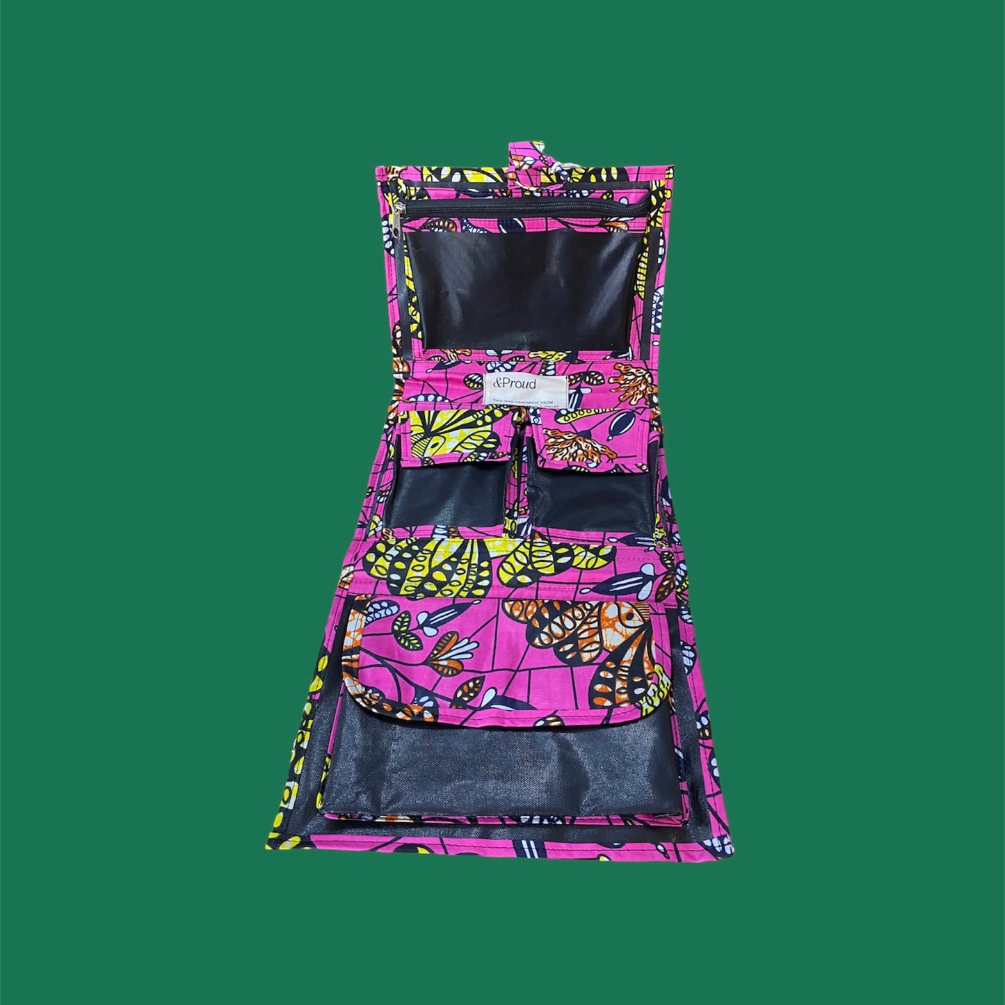 Pink Flower Toiletry Bag