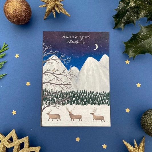 Have a Magical Christmas, Reindeer Card