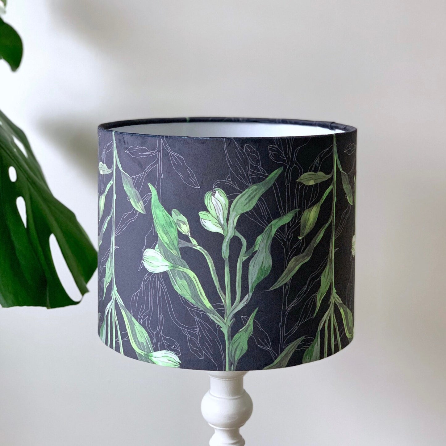 Charcoal Stems Lampshade 45cm