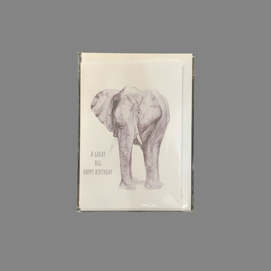Elephant Birthday Card