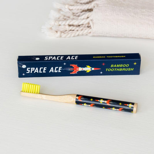Childrens Bamboo Toothbrush- Space Age