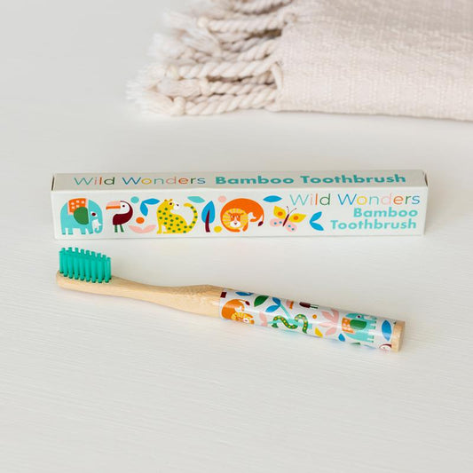 Childrens Bamboo Toothbrush- Wild Wonder