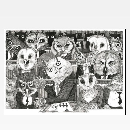 Owls A3 Print