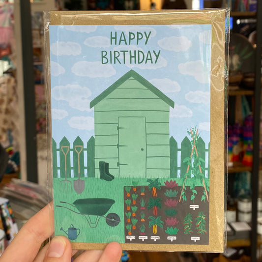 Happy Birthday Shed Card