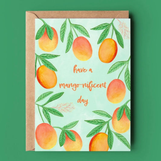 Have A Mango Nificent Birthday Card