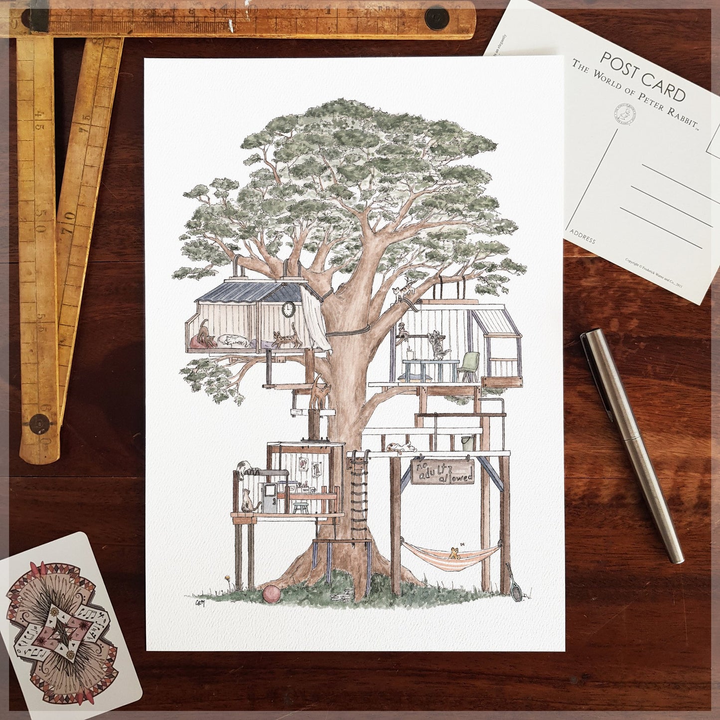 Treehouse Print