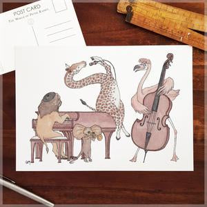 The Jazz Swingers A4 Art Print