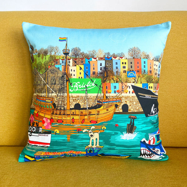 Bristol Harbour Cushion Cover