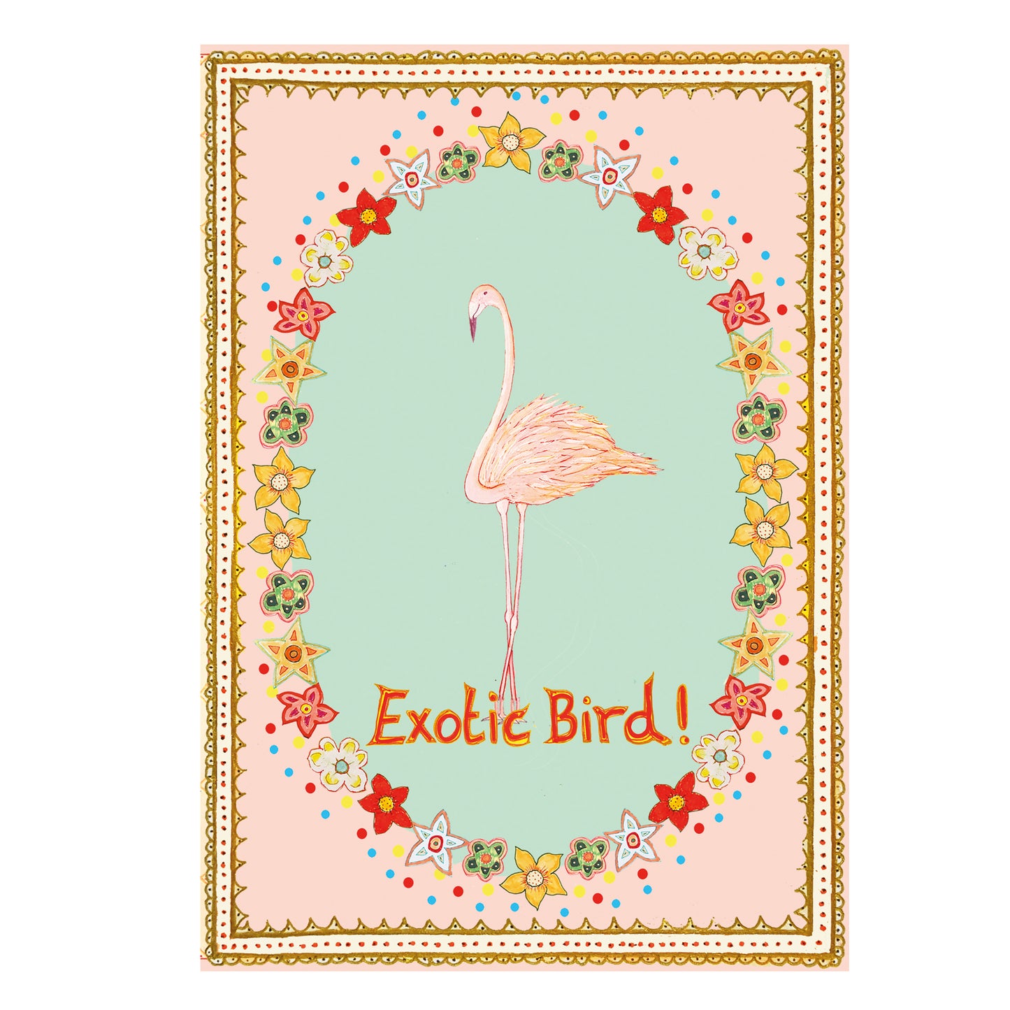 Exotic Bird Card
