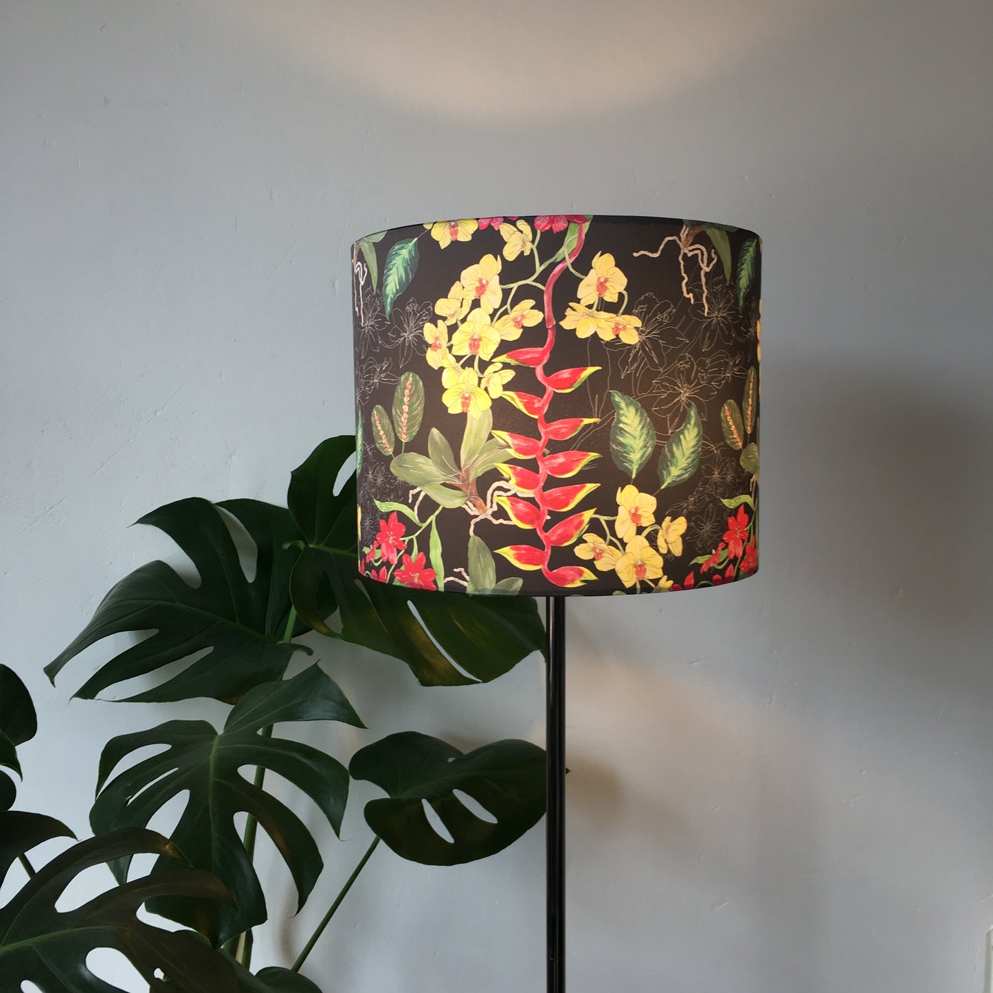 Heliconia Jungle Lampshade