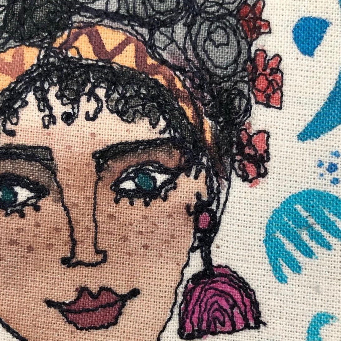 SemiCircle Hoops Portrait Embroideries