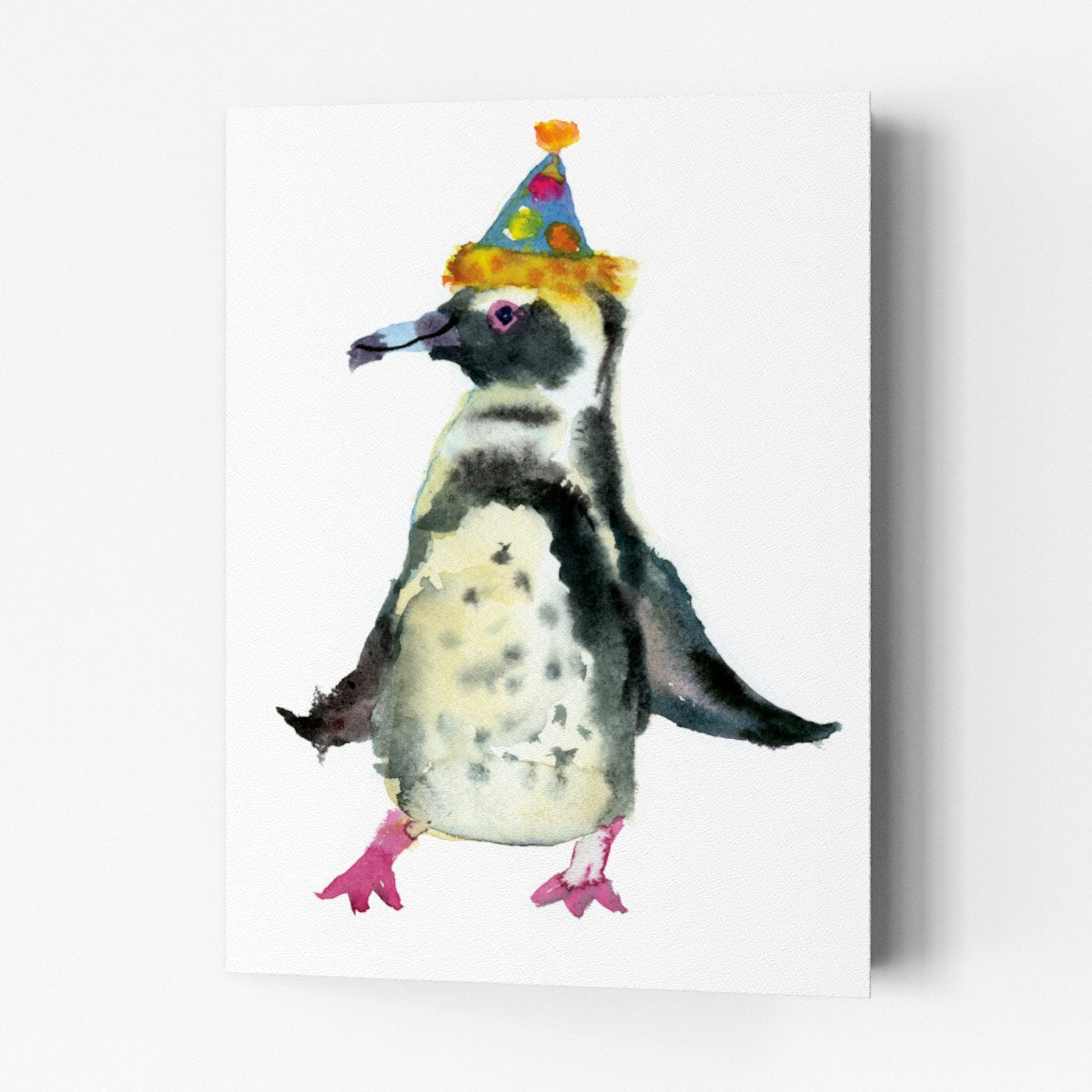 penguin wearing a hat 