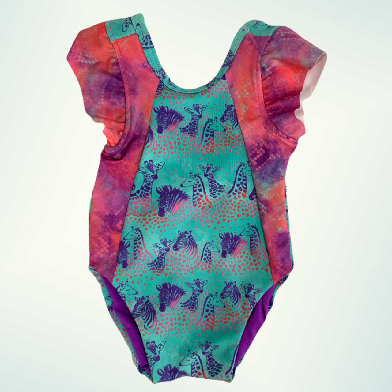 Baby Swimsuit Jungle Turquoise