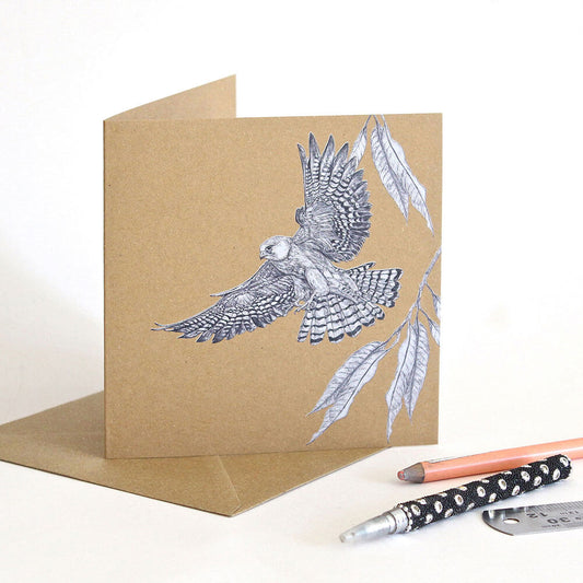 Red-Footed Falcon Card