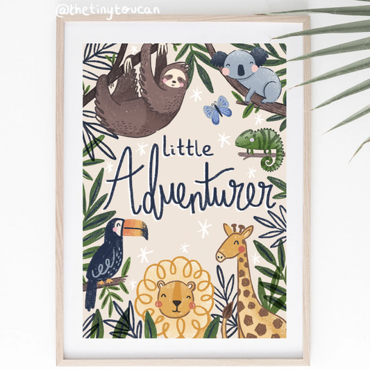 Little Adventurer A4 Print