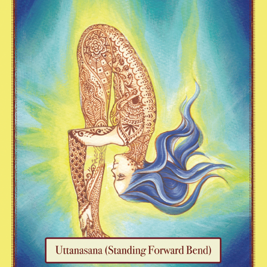 Yoga Uttanasana Card