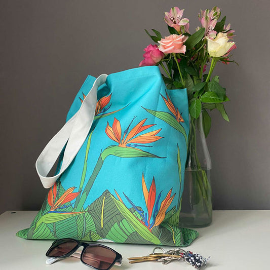 Bird of Paradise/Flower Tote Bag