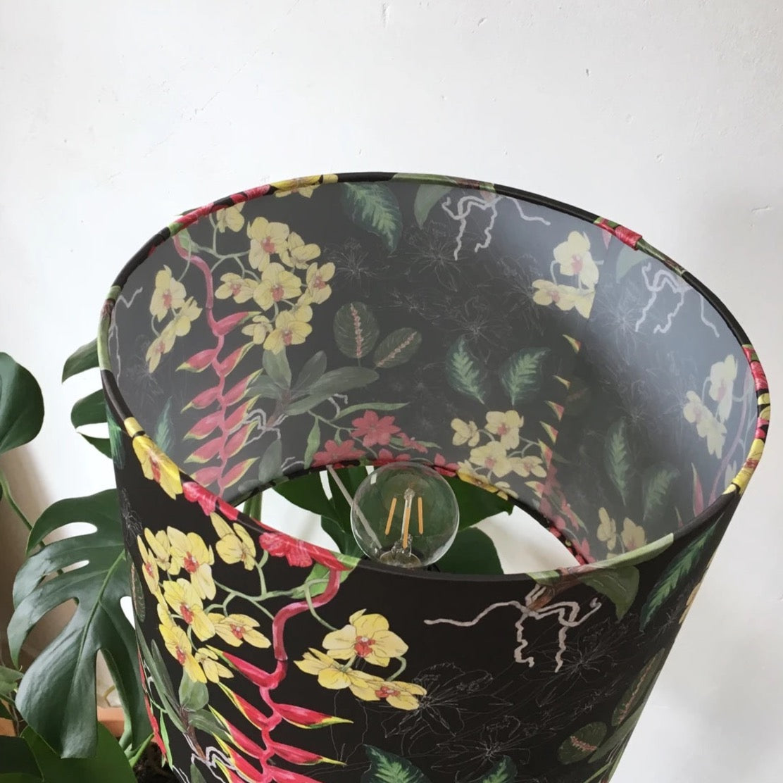 Heliconia Jungle Lampshade