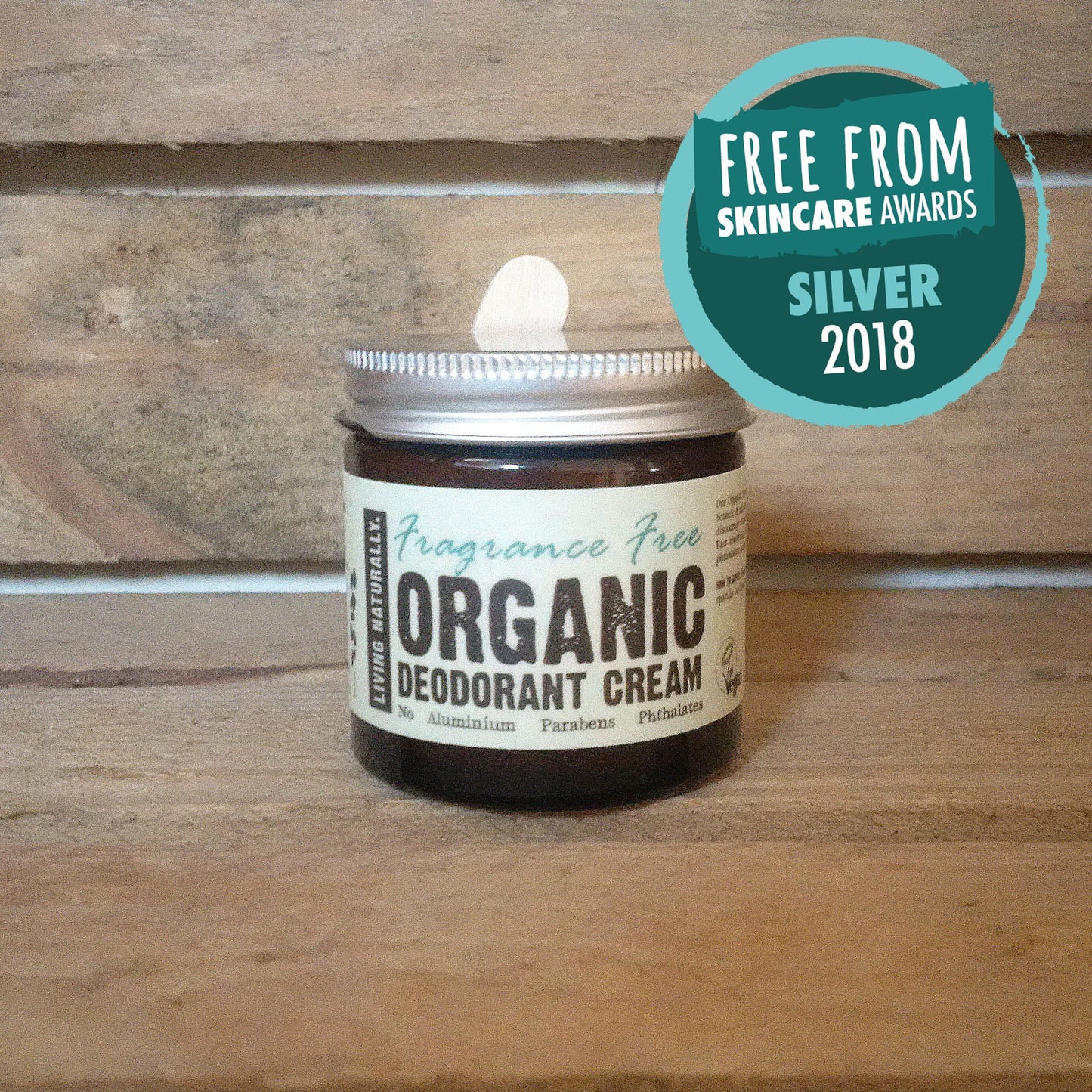 Fragrance Free Organic Deodorant