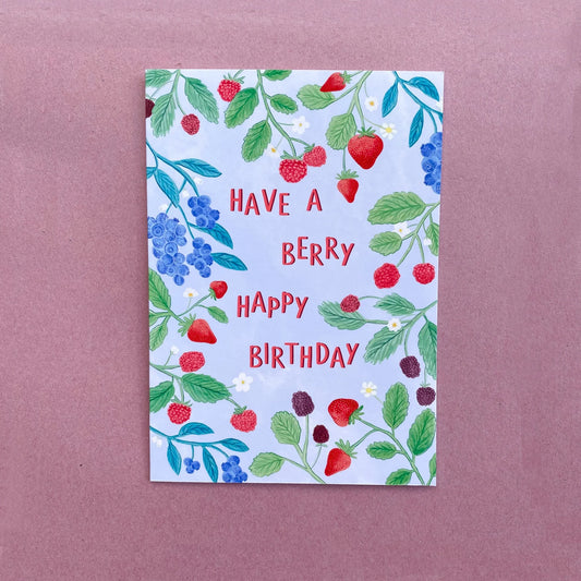 Have A Berry Happy Birthday Small Card