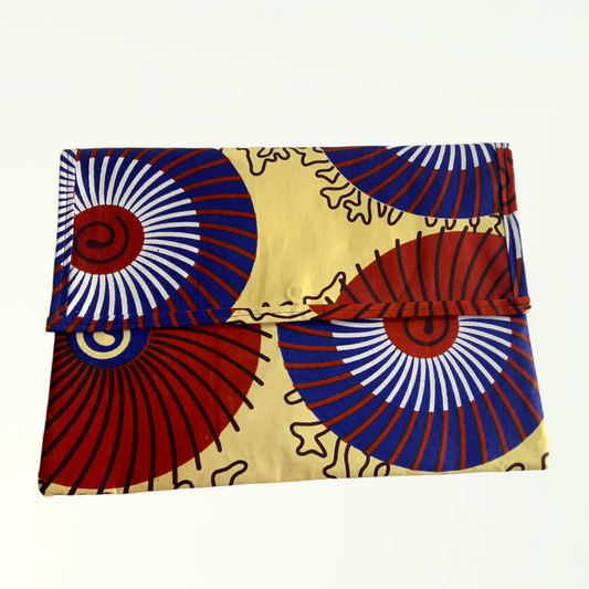 Document Sleeve Red & Blue Circles