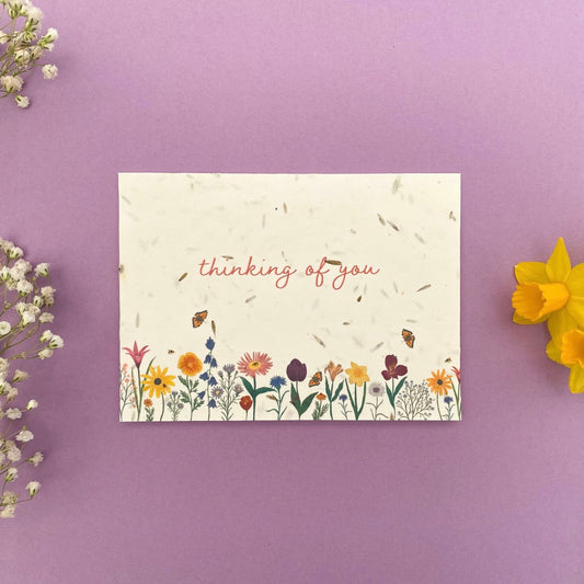 Plantable Thinking Of You Card