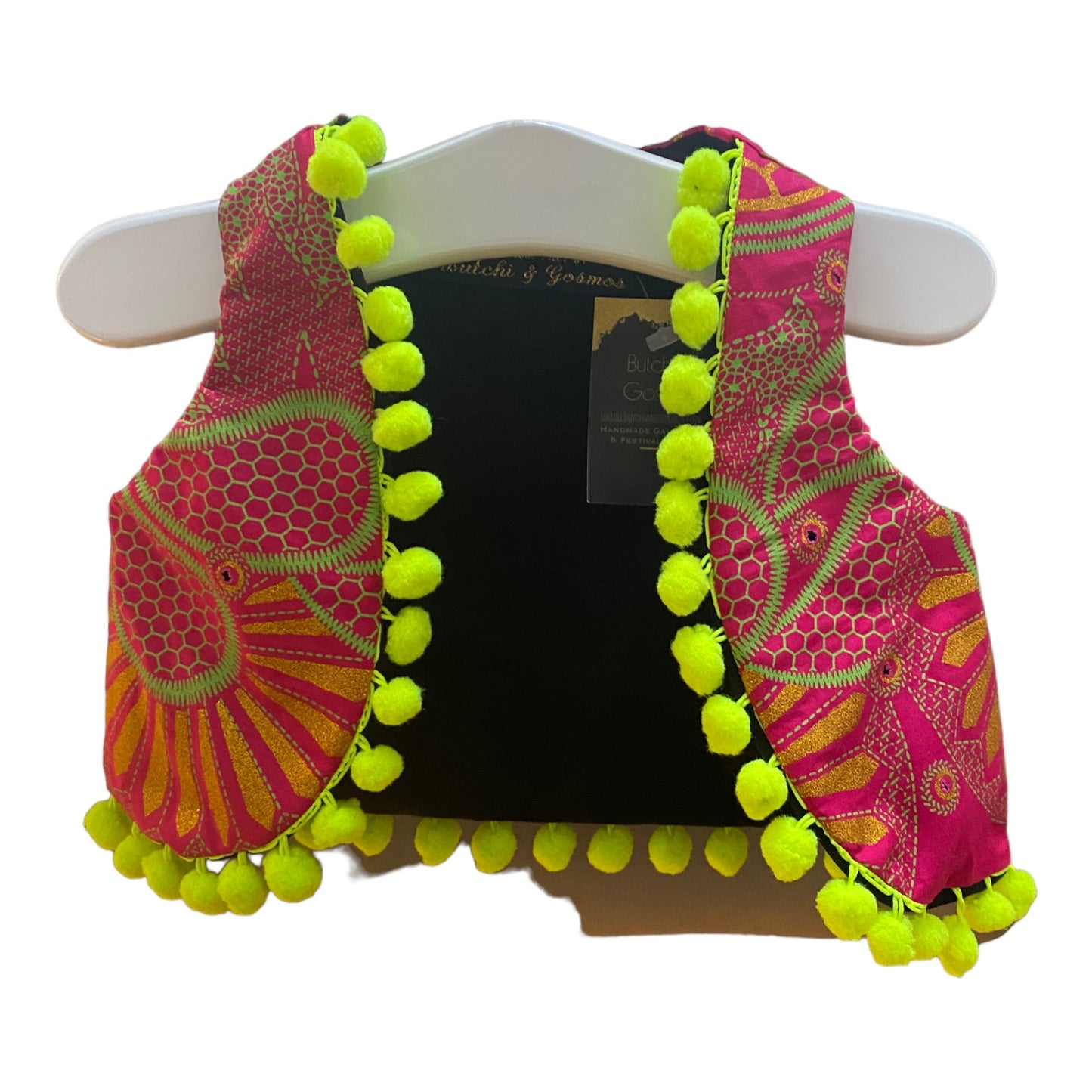 3-9 Months Baby Festival Vest With Pompo