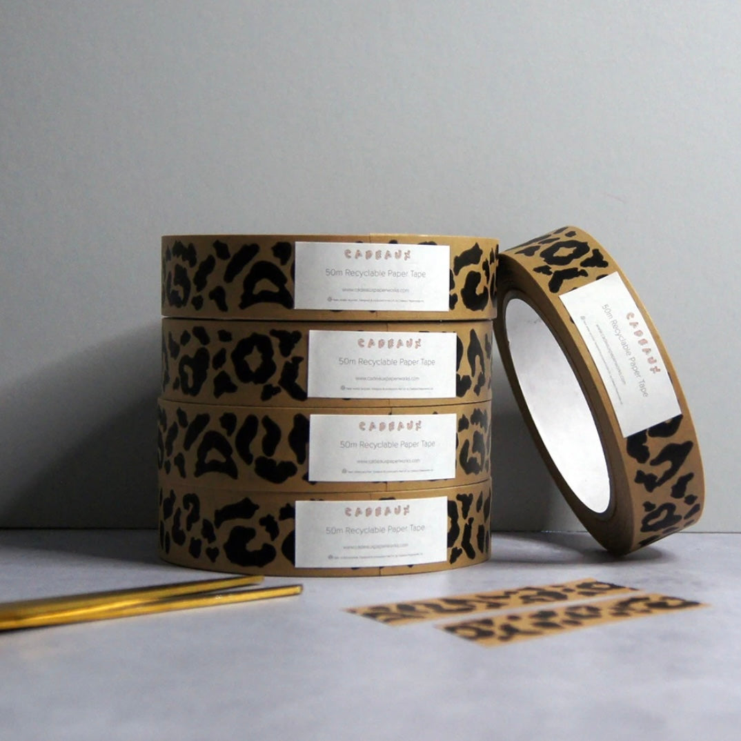 Leopard Print Paper Tape