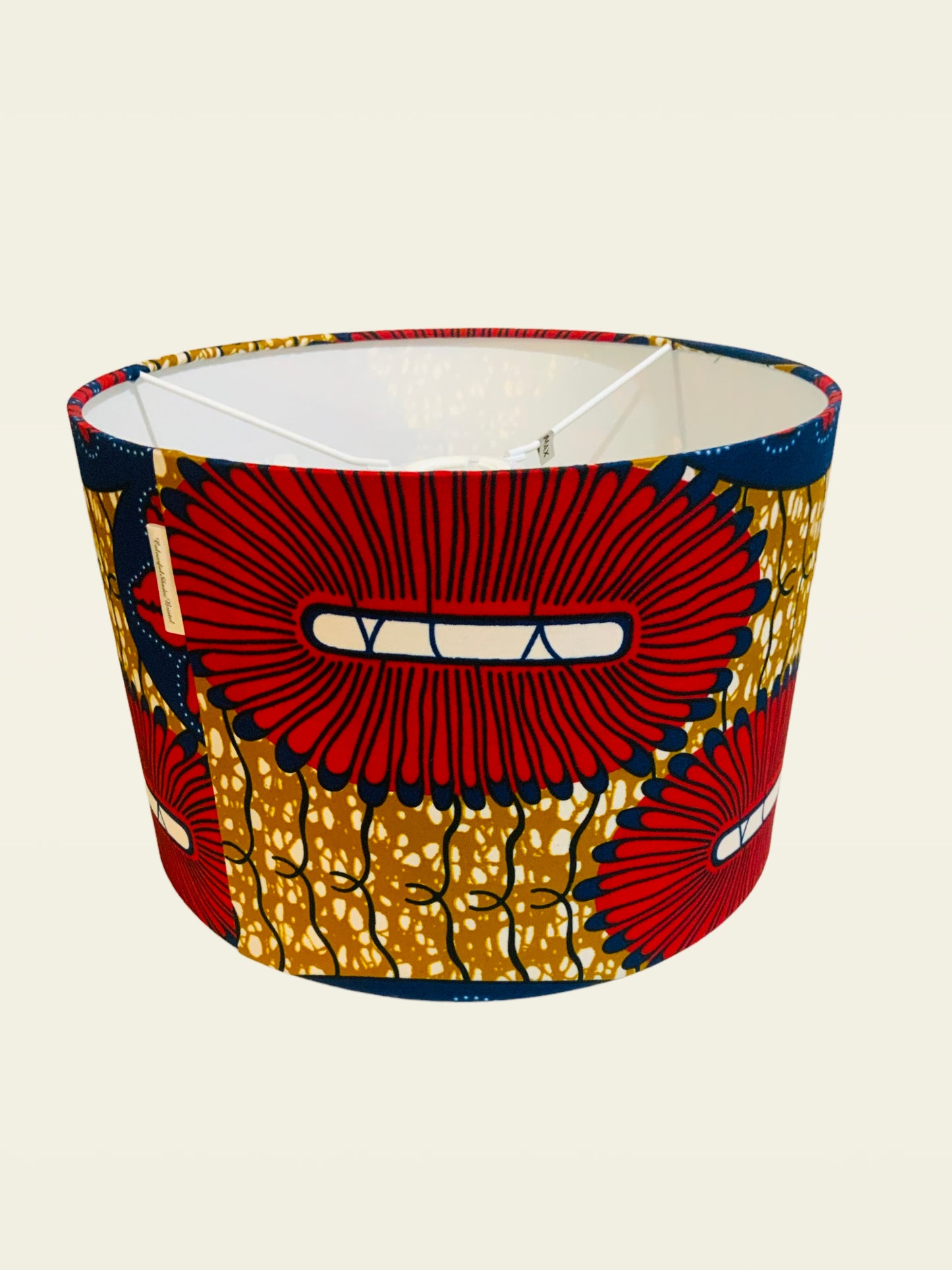 Red, Blue, Yellow Flower Lampshade 30cm