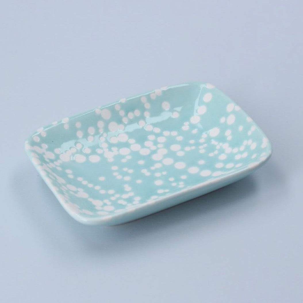 Blue Porcelain Spotty Mini Trinket Dish