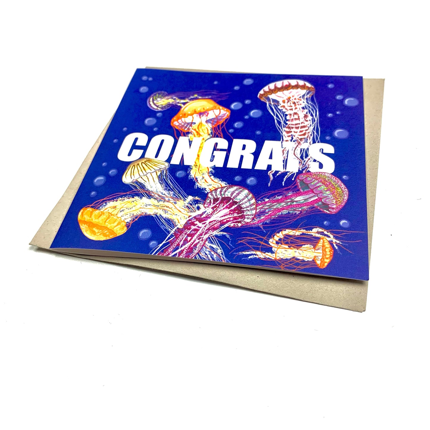 Jellyfish Congrats Card