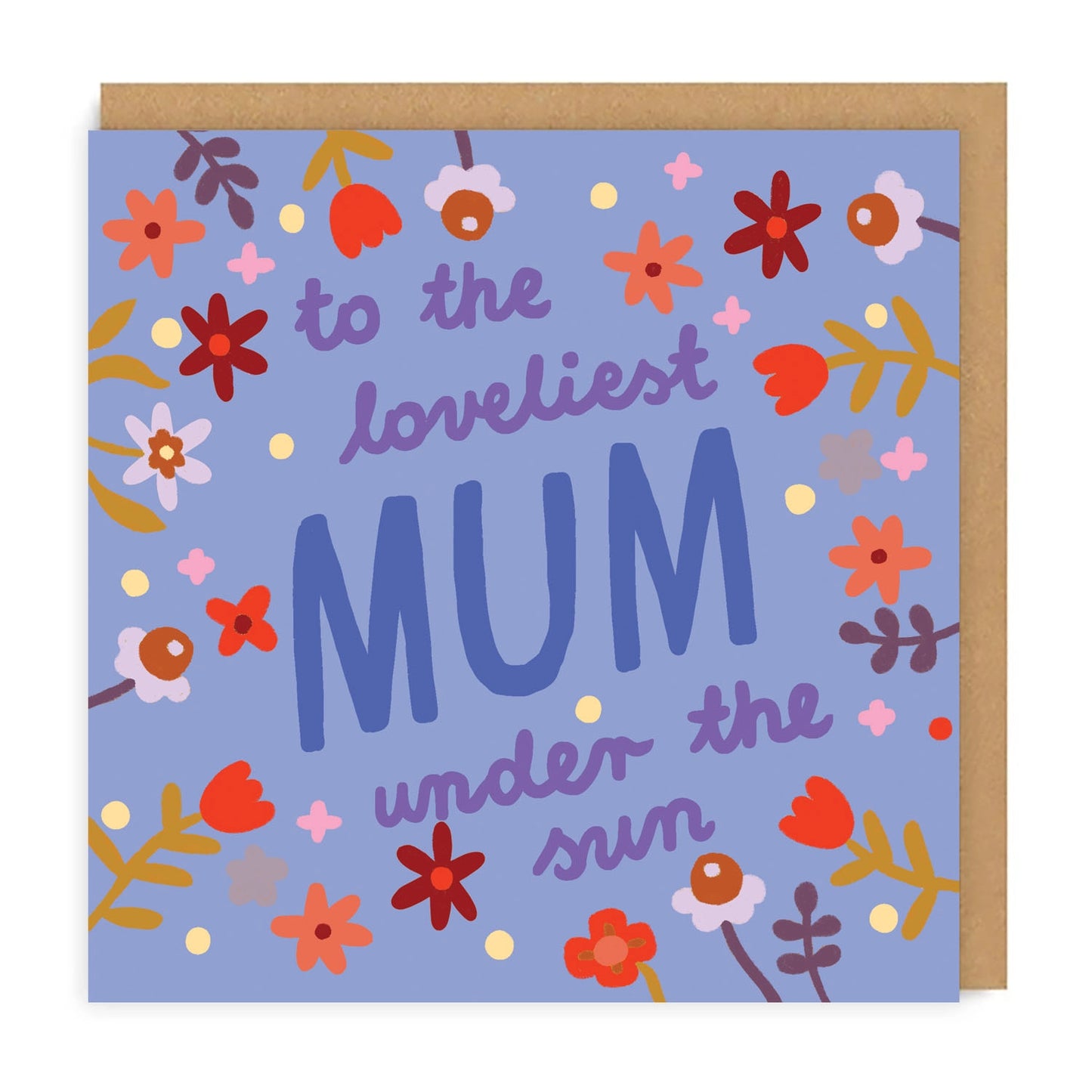 Loveliest Mum Lilac Card