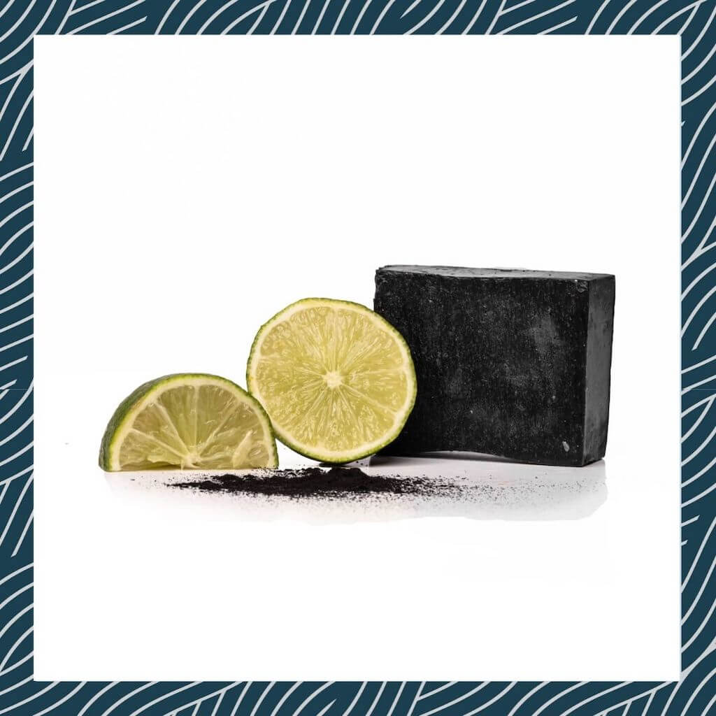 Charcoal and Lime Soap
