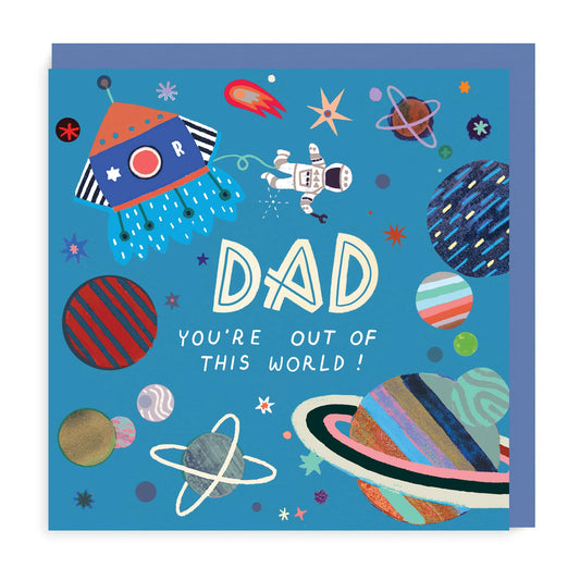 Space Dad Card
