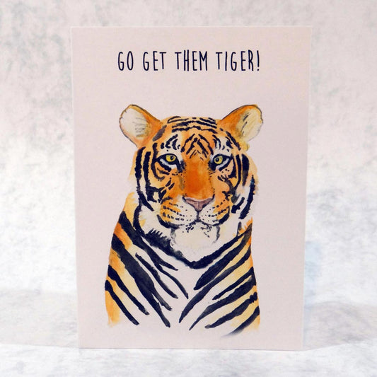 Go Get Them Tiger Card